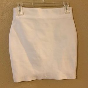 Body con white skirt